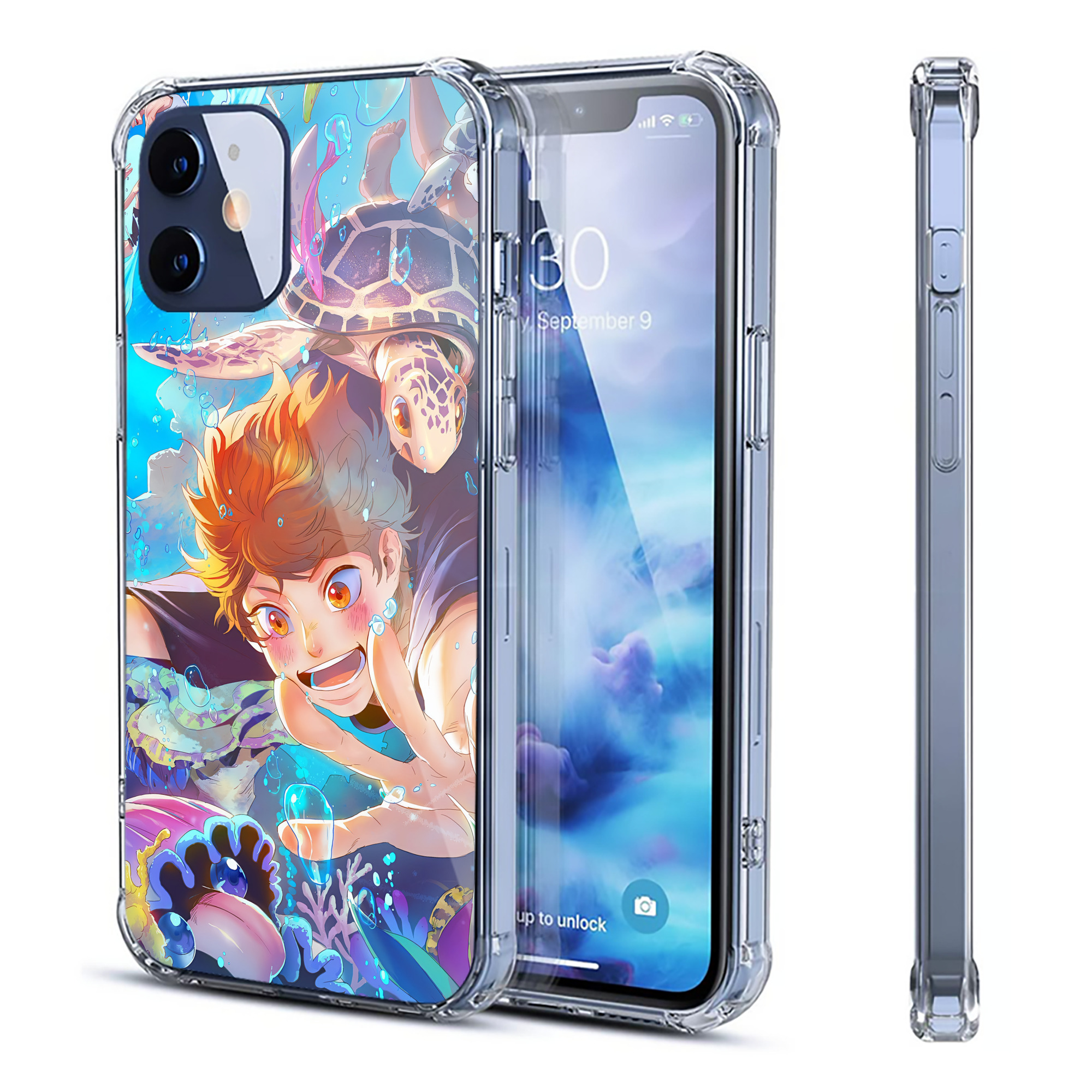 （画像用） ハイキュー!! Haikyu!! 【iPhone 12シリーズ対応】透明スマホケース（クリアソフトケース）